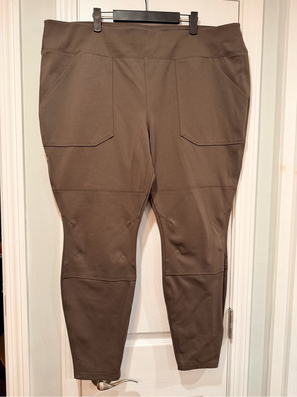 NWT Carhartt Size 2X Brown Regular Force Fitted Utility Knit Work Leggings
